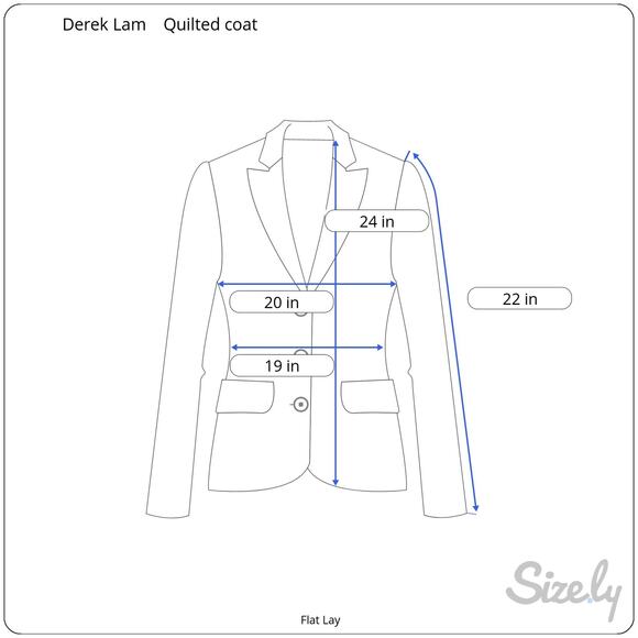 Derek Lam 10 Crosby NEW Pia Reversible Quilted Jacket Tangerine Multi XS - Picture 13 of 13